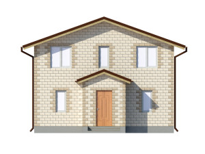 Проект дома из теплоблоков 78 2 9 M2